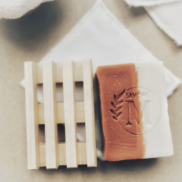 Porte-savon Petite Palette en bois d'érable massif