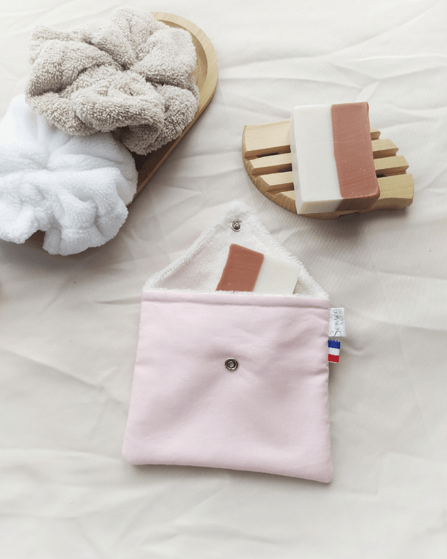  Pochette à Savon Rose