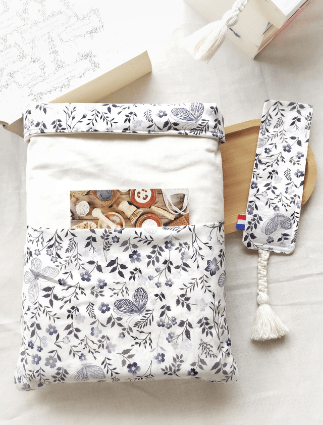 Pochette à Livre "La Romantique" - Housse de Protection pour Transporter Vos Romans Préférés 