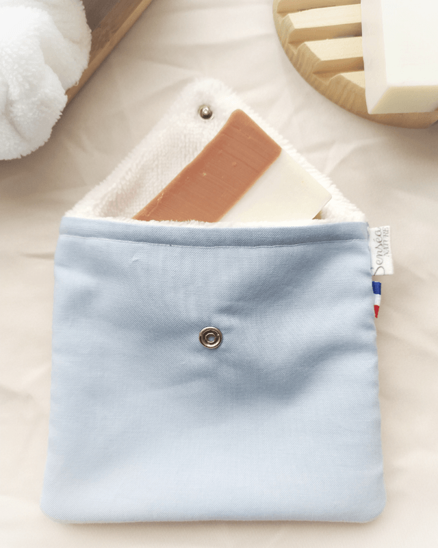 Pochette à Savon Bleu