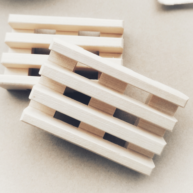 Porte-savon Petite Palette en bois d'érable massif