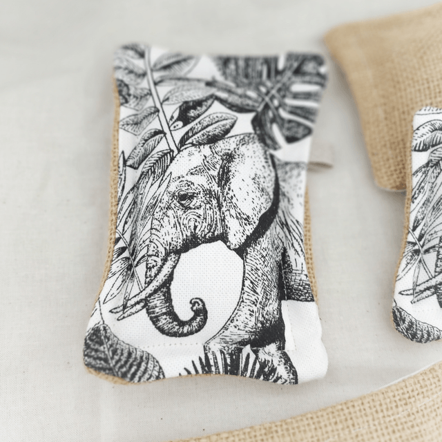 Éponge lavable et réutilisable en coton certifié Oeko-Tex et toile de jute