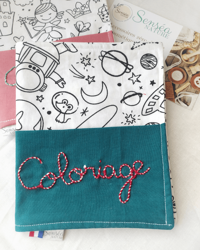 Coloriage lavable Cosmonaute