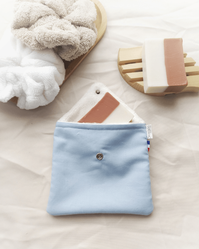 Pochette à Savon Bleu