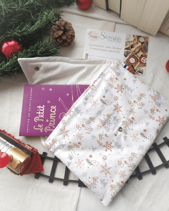 Pochette à Livre Motif Noël 