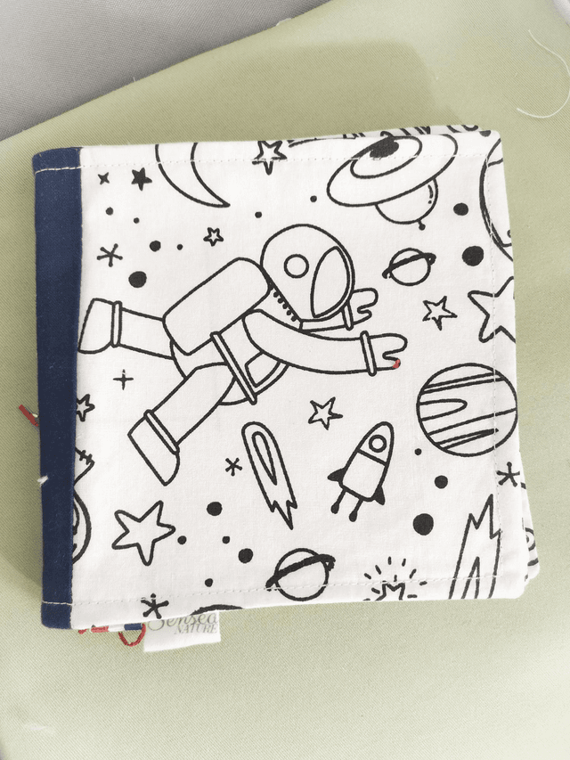 Mini coloriage cosmonautes 